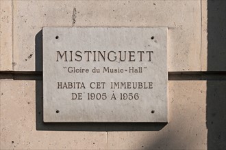 Building where Mistinguett lived in Paris
