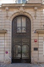 11 rue Servandoni, Porte de L'Immeuble où vécut Roland Barthes