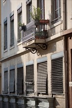 Lyon, facades a la Croix-Rousse
