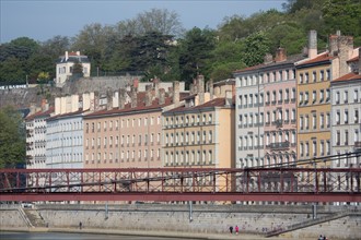 Lyon, facades Quai Saint-Vincent