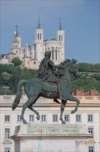 Lyon, Statue équestre de Louis XIV, Place Bellecour