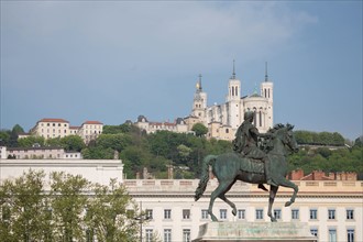 Lyon, Statue equestre de Louis XIV, Place Bellecour