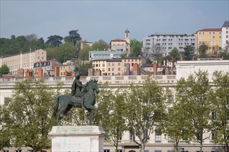 Lyon, Statue équestre de Louis XIV, Place Bellecour