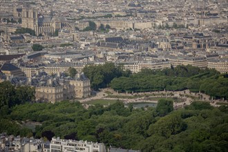 Paris, aerial view
