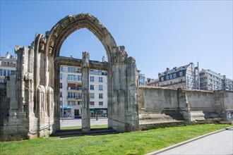 Rouen, remains of the former church of Saint-Vincent