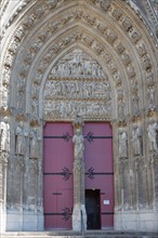 Rouen, Cathédrale Notre-Dame, portail de la Calende