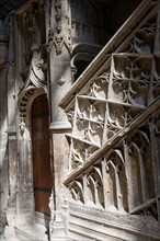 Rouen, Cathédrale Notre-Dame, escalier des libraires