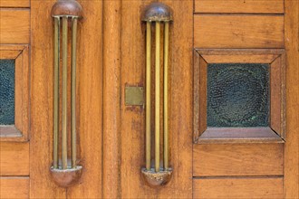 Detail of an Art Deco door in Nantes