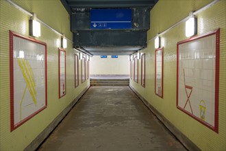 Lisieux, passage souterrain de la gare SNCF