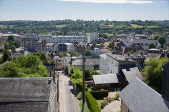 Ville de Lisieux vue depuis la basilique Sainte-Thérèse