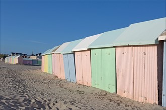 Berck Plage, cabines de bain