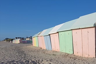 Berck Plage, cabines de bain