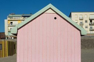 Berck Plage, cabines de bain