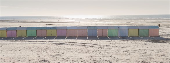 Berck Plage, cabines de bain