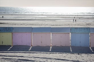 Berck Plage, cabines de bain