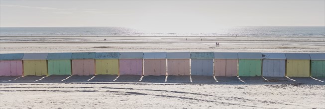 Berck Plage, cabines de bain