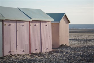 Berck Plage, cabines de bain