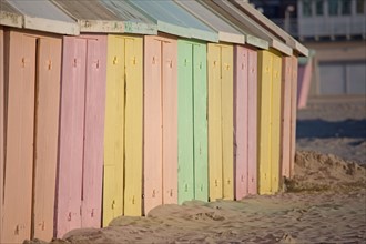 Berck Plage, cabines de bain