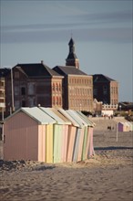 Berck Plage, cabines de bain