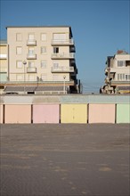 Berck Plage, cabines de bain