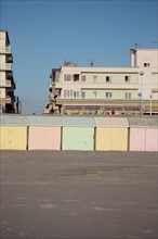 Berck Plage, cabines de bain