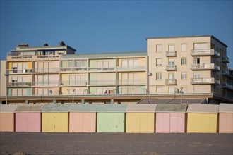 Berck Plage, cabines de bain