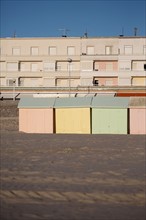 Berck Plage, cabines de bain