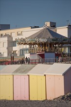 Berck Plage, cabines de bain