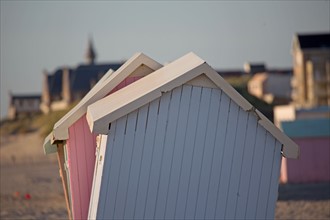 Berck Plage, cabines de bain