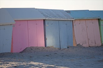 Berck Plage, cabines de bain