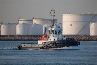 Le remorqueur Barfleur dans le port du Havre