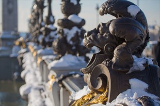 Paris under the snow, February 2018