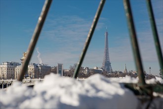 Paris under the snow, February 2018