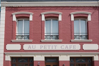 Façade de Cayeux-Sur-Mer (Baie de Somme, France)