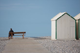 Beach huts in Cayeux-sur-Mer