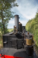 Le Crotoy (Baie de Somme, France), train touristique à vapeur