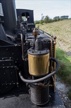 Le Crotoy (Baie de Somme, France), train touristique à vapeur