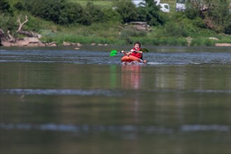 Kayaking on the Tarn river