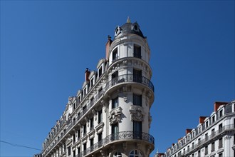 Lyon, Jacobins, rue du Président Carnot, immeuble d'angle