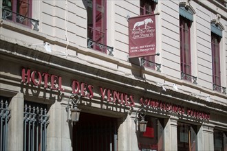 Lyon, 6 Rue Marcel Gabriel Rivière, façade Hôtel des Ventes