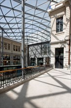 Lyon, Hôtel Dieu rénové en juillet 2018, verrière