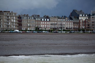 Dieppe, buildings and hotels on the Boulevard de Verdun