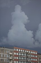 Stormy sky in Dieppe