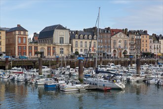 Dieppe, harbour from the Quai du Carénage