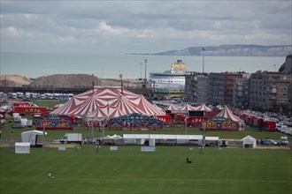 Dieppe, chapiteau du Cirque Amar,