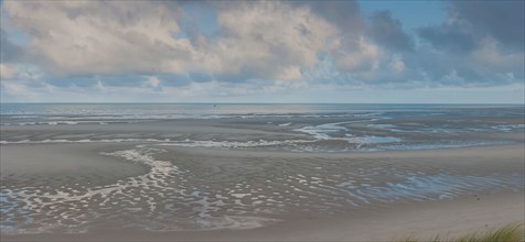 Le Touquet Paris Plage, la plage à marée basse