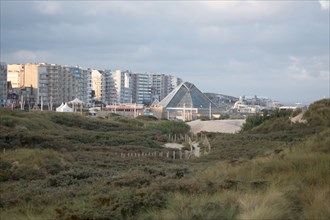 Le Touquet Paris Plage, dunes au dessus de la plage