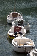 Clohars Carnoët, ria et port de Doëlan, petits bateaux