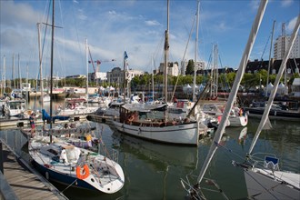 Lorient, port de plaisance pendant le Festival Interceltique