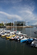 Lorient, portLorient, port, docked boats